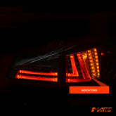 Clear Red 3D Stripe Bar LED Tail Lights for Lexus ISF IS250 IS350 GSE20R 2005-2013